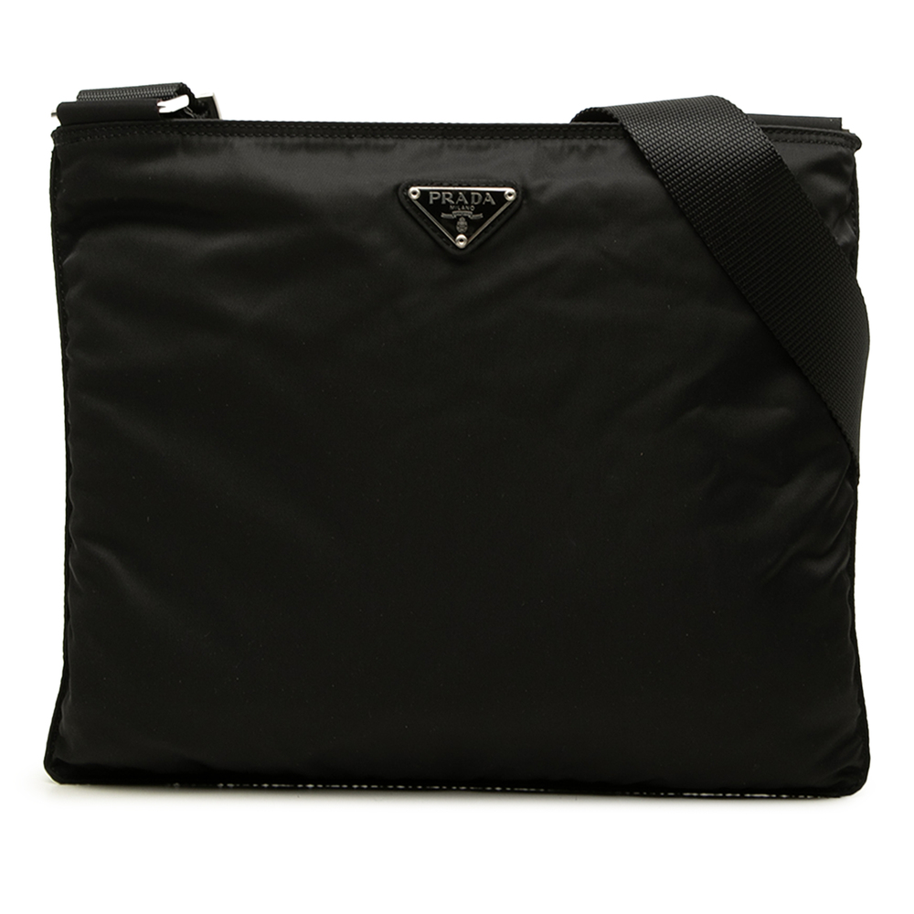 Pre-Loved Prada Tessuto Zip Top Crossbody
